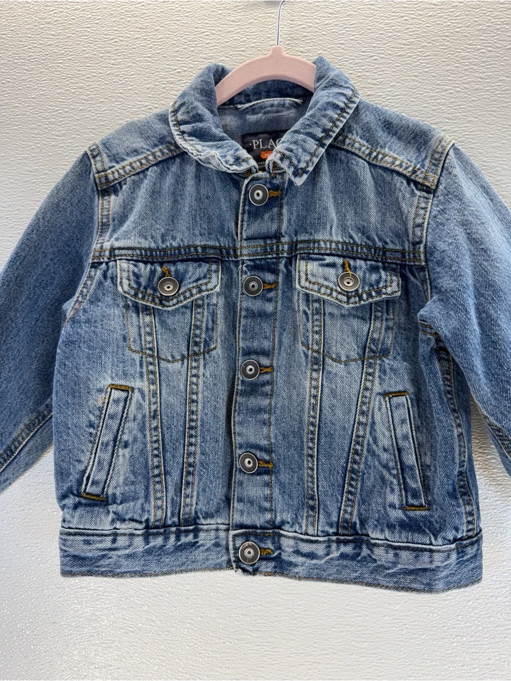 Children’s Place Girls Denim Jacket Size‎ 4 Blue Classic Trucker